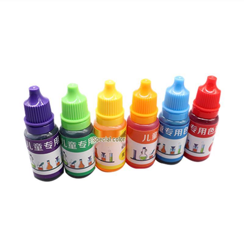 

Kids Science Experiment Liquid Pigment Set - Multi-Color Polymer Clay Dye