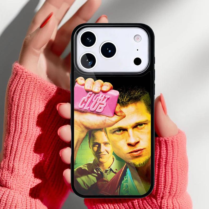 Fight Club Phone Case for iPhone 17 16 15 14 13 Pro Max Back Cover for 12 11 Pro Coque