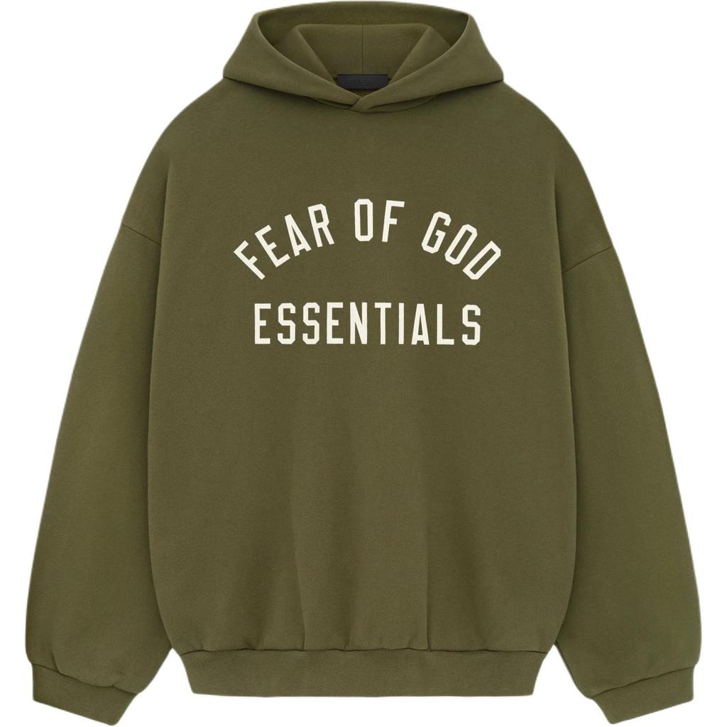 Fear of God Essentials Fleece Hoodie 'Military' Unisex 192BT246255F