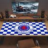Rangers Fc Color Mouse Pad Large Gaming Table Cushion Non-slip Laptop Tablet Big Mousepad XXL Mat Mini PC Playmat With Lock Edge