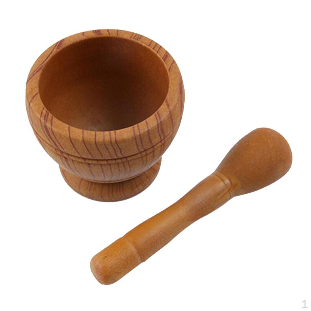 Garlic Pounder Ginger s Condiment Squeezer easy to clean Grinding Wooden B