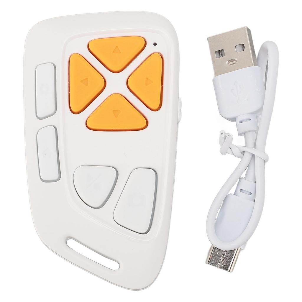 Phone Remote Control Bluetooth Page Turner Wireless Camera Shutter Video Scrolling Clicker with