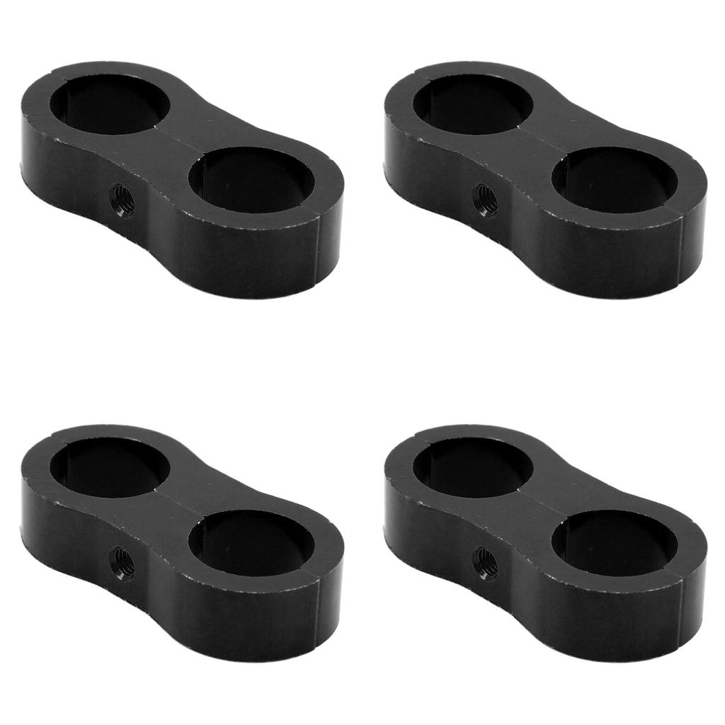 4 Stück 10AN Schlauchschelle Trennklemme Kraftstoffleitungs-Montageklemme Montage-Verteiler-Anschlussadapter für Kraftstoff