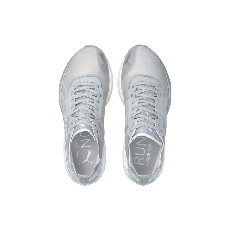 Puma Liberate Nitro Lightweight Comfortable Slip-Resistant Durable Low-Top Training Running Shoes Women sneaker Silver 195098-01