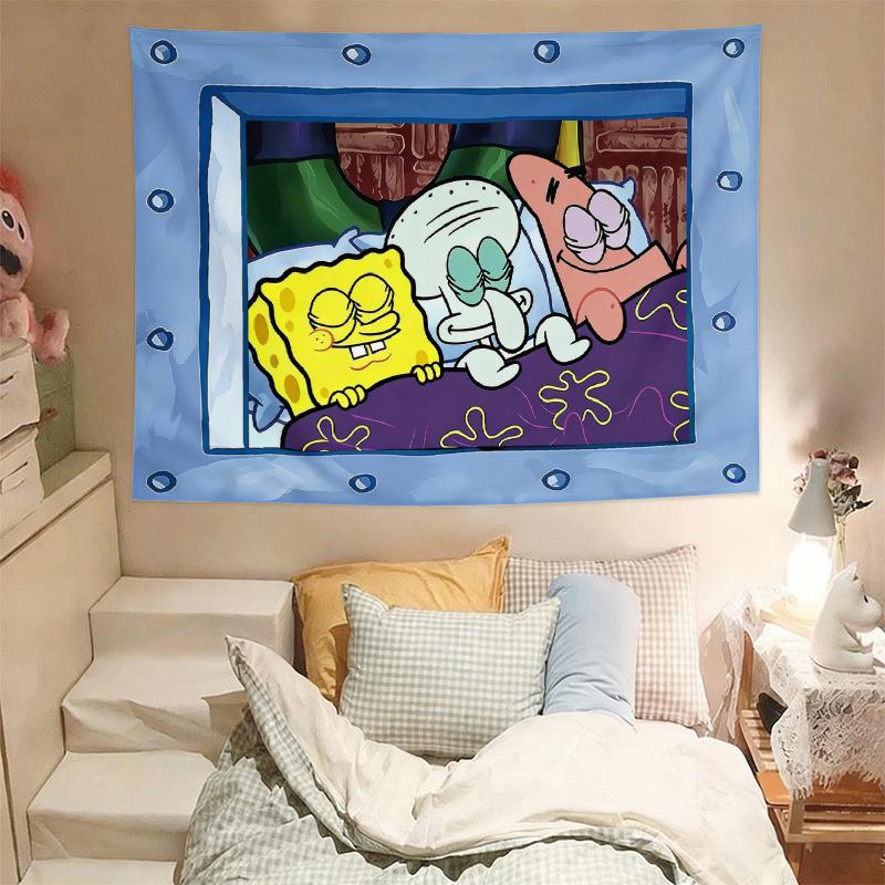 Patrick Star SpongeBob Wall Tapestry - Birthday, Bedroom, Dorm Decor