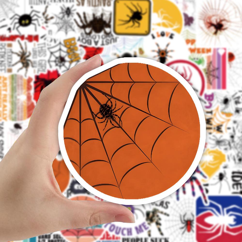 10/50pcs Cute Spider Stickers Spinnennetz Graffiti Stickers for DIY Luggage Laptop Skateboard Motorcycle Bicycle Sticker