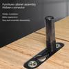 Pack of 20 Hide Mounting Connectors Accessory for Cabinets and Shelves Sturdy Stainless Steel Construction for Easy Use