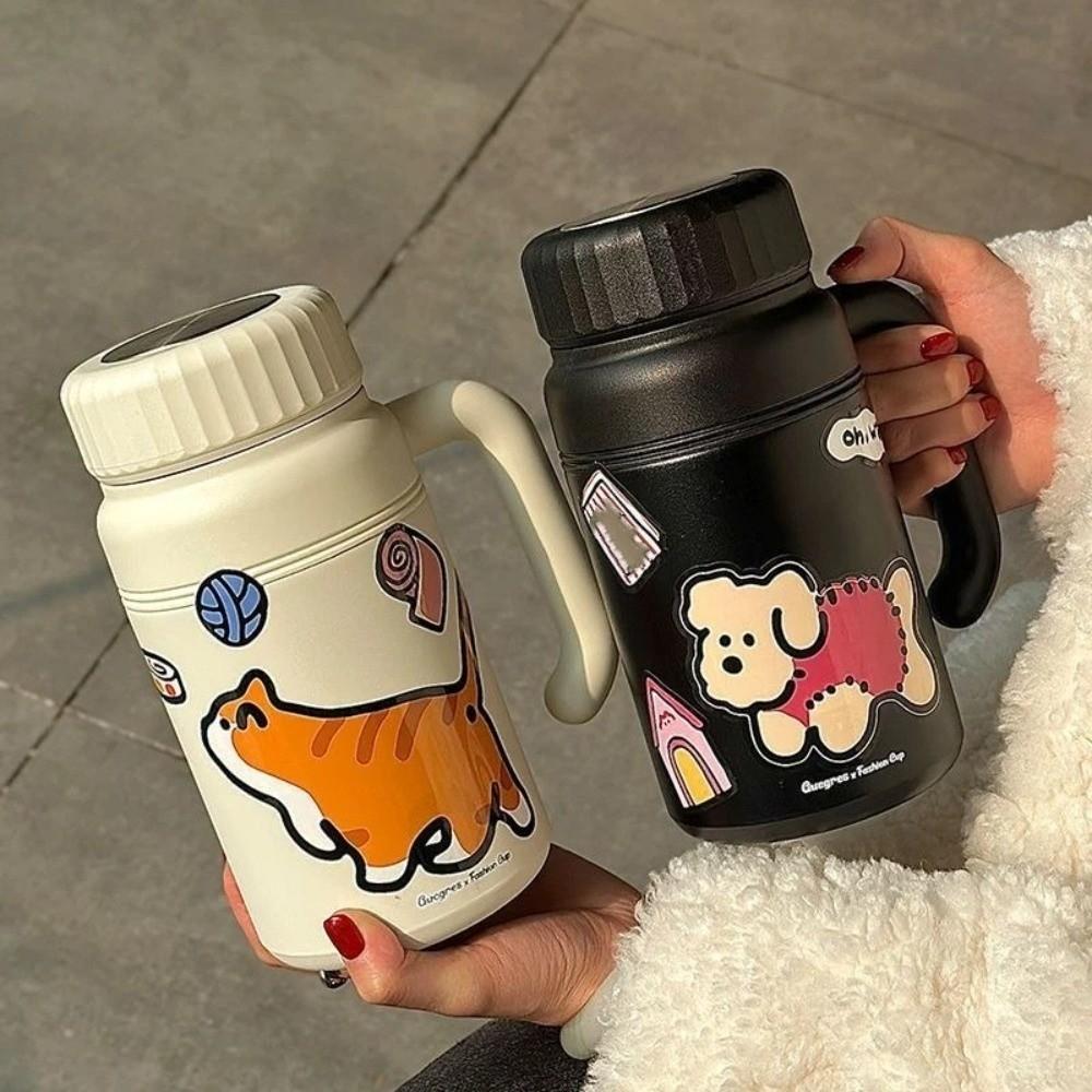 With Tea Strainer Stainless Steel Water Bottle Leak Proof Tea Cup Insulated Cup Workplace Use