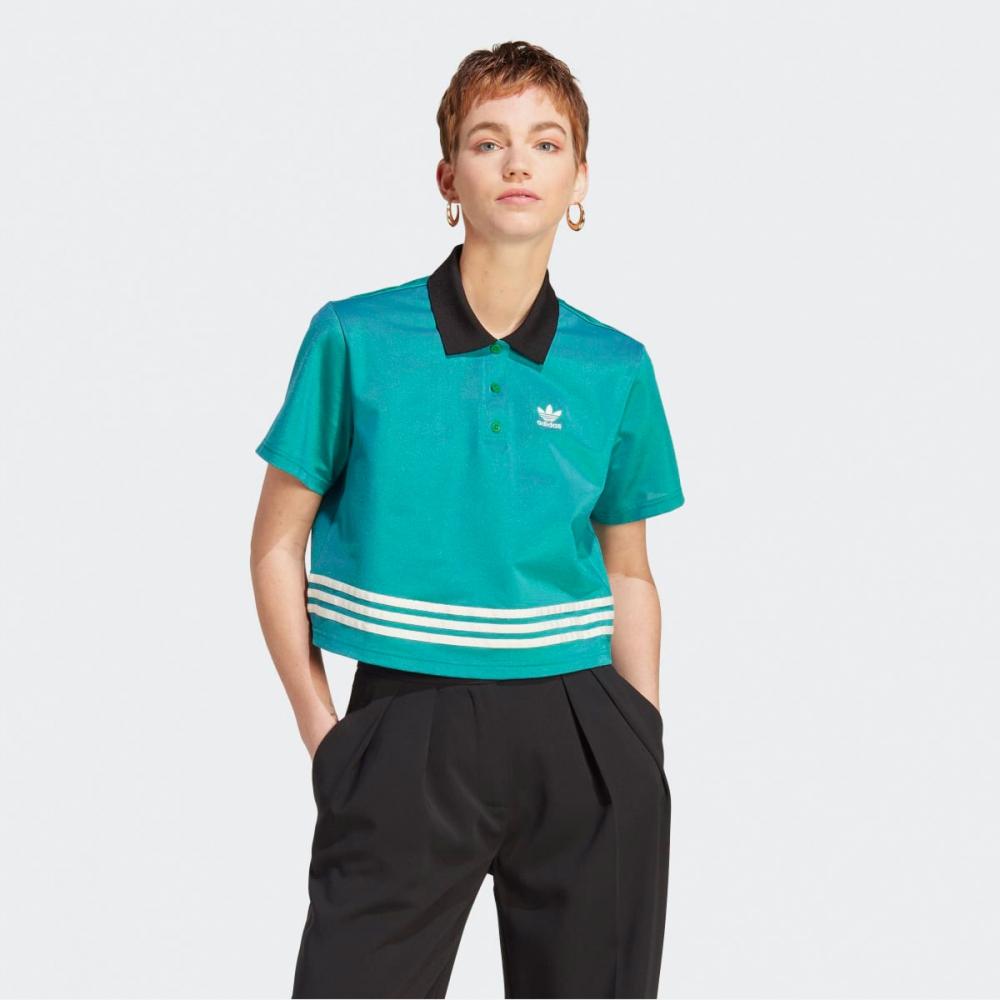 

Рубашка поло Adidas Adicolor 70s IK7851 ЗЕЛЕНАЯ
