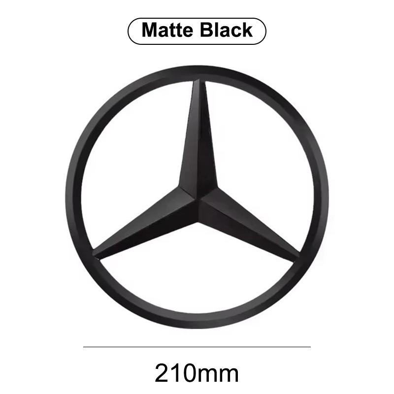 3D Car Front Hood Emblem Bonnet Sticker Rear Trunk Badge Decal For Mercedes Benz AMG E S C A B Class GLE GLS CLA CLE GLC CLS GLA BJ1