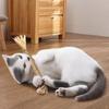 Natural Sisal Catnip Toys for Cats Durable Rope Chew Sticks Interactive Cat Play Toy Set for Indoor Use 4 Pack