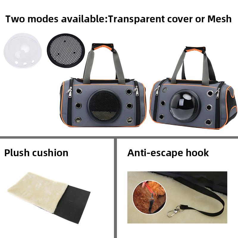 Sac De Transport Pour Chien, Respirant, Grande Capacité, Sac De Transport Pour Chat, Sortie Pour Animaux De Compagnie, Sac À Main Portable Pour Chiot