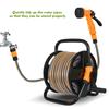 Wasserleitung Aufwickelrolle mit Griff Manuelles Aufwickelgerät für Hof Garten Schlauch DIY Schlauch Organizer Regal Tragbarer Schlauchwickler