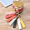 Love Heart Shape Makeup Mirror Waterproof Faux Leather Vanity Mirror Keychain Portable Travel Women Handheld Cosmetic Mirror Bag Pendant