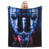 Hellraiser Pinhead Lament Blanket Soft Graphic Plush Bedding Throws For Boy Girl Couch Chair Flannel Bedspread Bed Cover