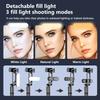 Foldable Selfie Stick Mini Tripods With LED Fill Light Wireless Bluetooth Remote Shutter For Mobile Phone Photo Video Live Vlog 7