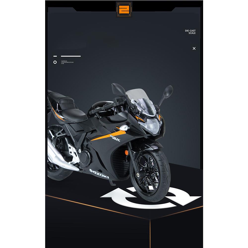 1/12 קנה מידה סוזוקי GSX250R סוג מנוע סימולציה צעצוע יצוק למות אופנוע כביש אוסף מכוניות