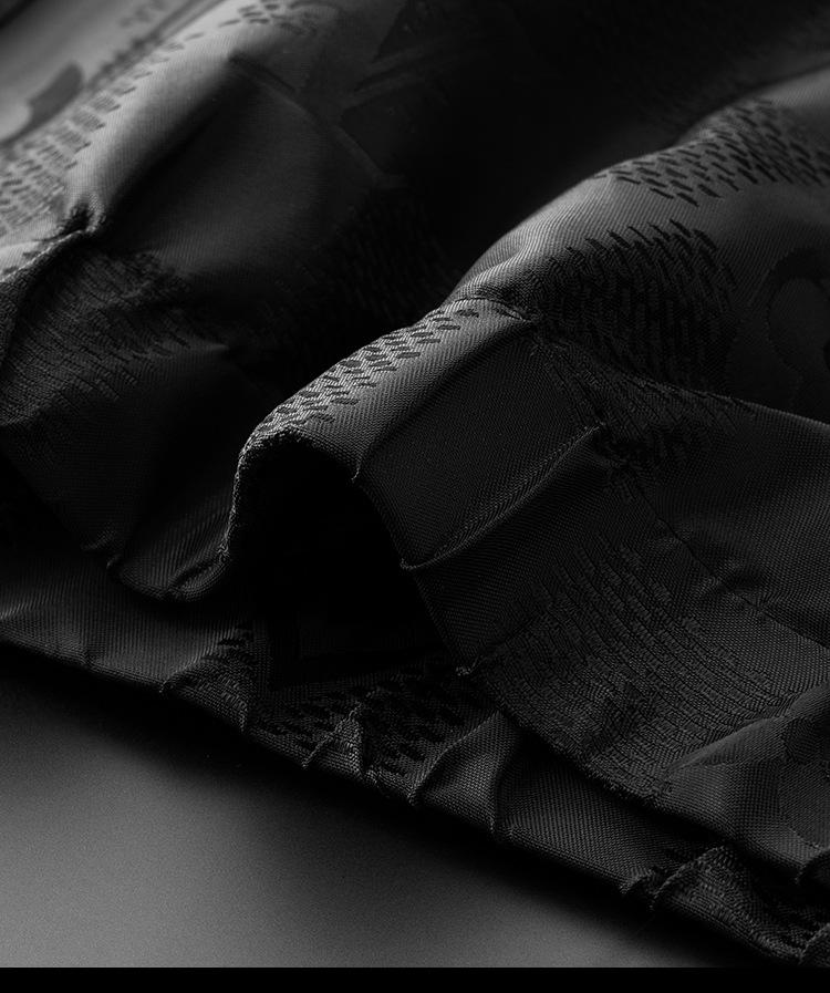 2025 Trendige Europäische Herren Jacquard Kapuzenjacke - Dunkles Muster Freizeitmantel