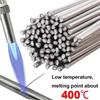 10-40pcs Aluminum Welding Rods 1.6/2.0mm Low Temperature Easy Melt Aluminum Welding Wire Flux Core Suitable for Soldering