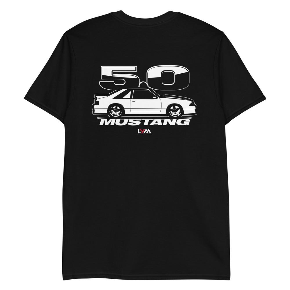 Футболка с принтом Ford Mustang Foxbody 5.0 Side GT L