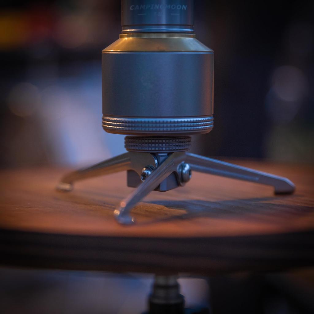 CAMPING MOON Camping Pocket Tank OD Gas Lantern Torch Burner Attachment TC-15 (Silver)