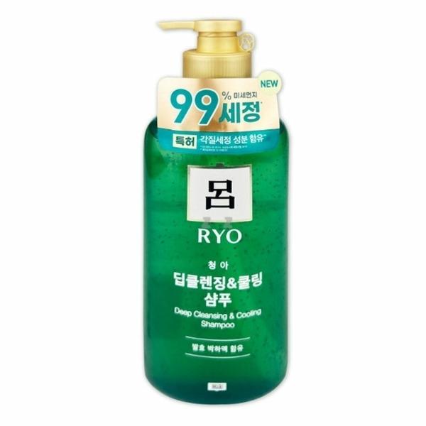 RYO Cool Shampoo Scalp Sebum Exfoliation Deep Cleansing Cooling Shampoo 550ml (WD441B1)
