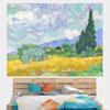 Landscape Background Cloth Ins Hanging Cloth Art Living Room Wall Cloth Bedside Decoration Tapestry Bedroom Wall Blanket