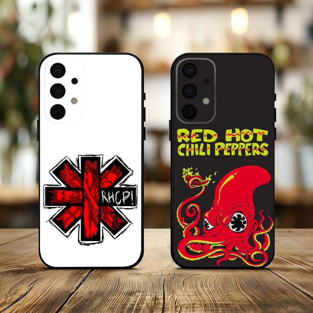 U-Unforgettable Red Hot Chili P-Peppers Bnd Phone Case For Samsung Galaxy A73,A72,A71,A70,A53,A52,A51,Others Soft Black Cover