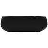 Lavabo Rectangulaire en Céramique Noir - VIDAXL - 44,5 x 39,5 x 14,5 cm - A poser - Peut servir d'ornement