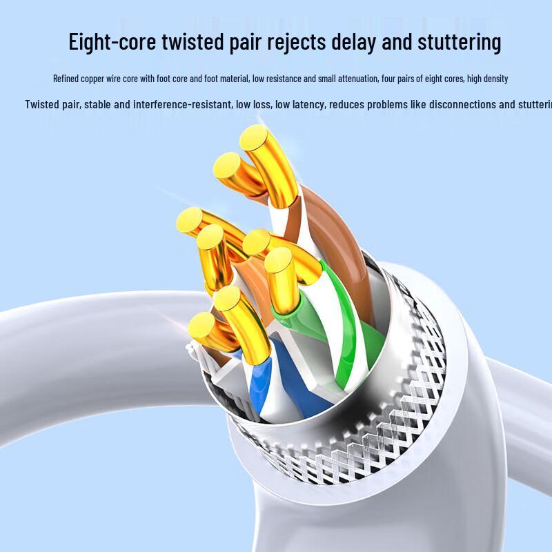 Akihabara CAT6 Double Shielded LSZH Ethernet Cable
