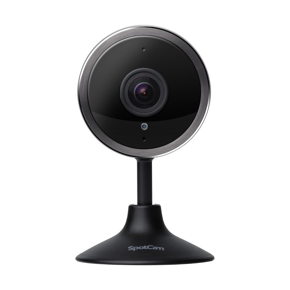 

SpotCam Pano 2 Wireless Home Security 1080P 5MP Image 180 Degree Panoramic Digital Zoom Night Human Fall Alarm Lifetime Free Cloud Made in Taiwan