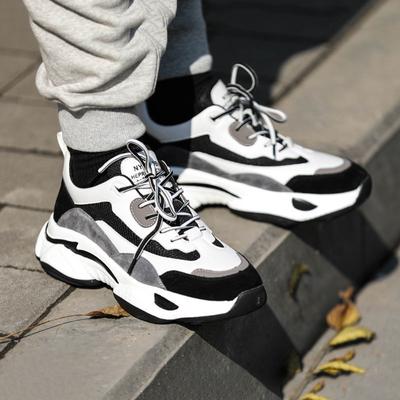 Herrenschuhe Sommer Mesh Sneakers Herren Plateau Erhöhung Daddy Schuhe