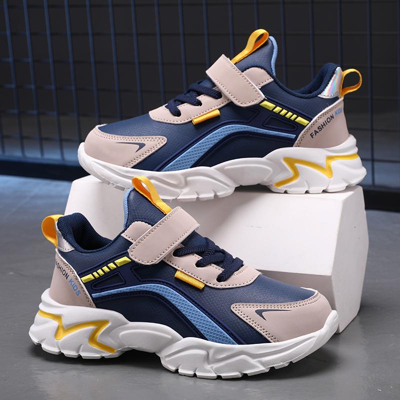 Dziecięce buty na co dzień Unisex lekkie buty studenckie do biegania skórzane buty sportowe dziecięce chłopięce rekreacyjne tenisówki