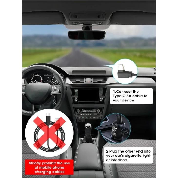 4K HD Dash Cam Hidden Car Recorder Camera WiFi Mobile Phone Interconnection Ultra Wide Angle Night Vision GPS Driving Recorder