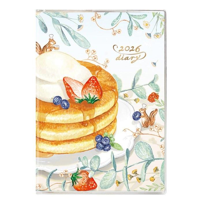 [Omiso] 2026 Planner B6 Monthly Diary / Mori no Cafe White