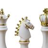 Chess Pieces Statue Sculpture Ornament Collectible Figurine Furnishing Home Contemporary Office