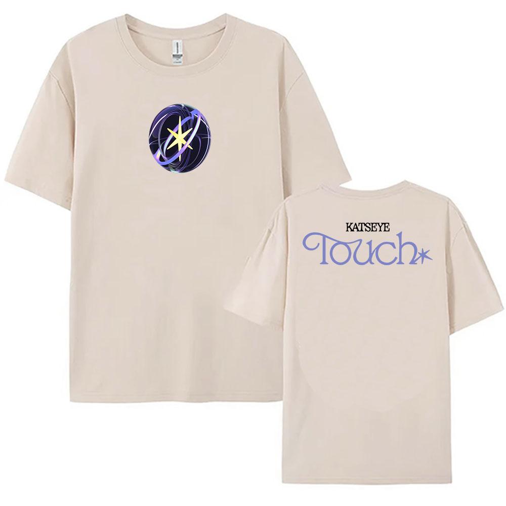 SIS (Weich ist stark) T-Shirt KATSEYE Koreanische Band 2025 T-Shirts Baumwolle Kurzarm O-Ausschnitt T-Shirt Streetwear Unisex Print Top