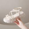 Women New High Quality Intertwined Strip Women's Sandals Peep Toe Platform Casual Sandals for Women Plus Size Sandals