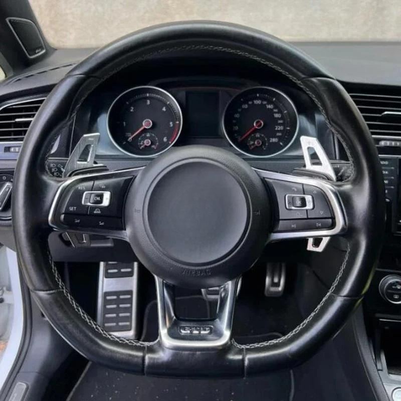 Adesivo Extensor de Câmbio Paddle Shift para Volante de Carro Para VW Golf 7 7.5 GTI MK7 GTE GTD RLINE Volkswage Polo Scirocco Jetta GLI