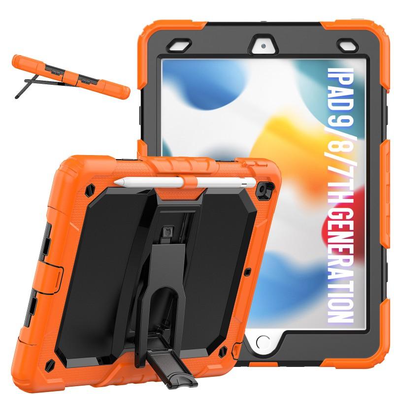 Kinder iPad 10,2 Zoll Hülle 2019-2021 Stoßfeste Silikonhülle mit Ständer Voller Schutz Kinder