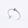 Punk 8/10mm Titanium Steel Lip Rings Cuff Clip on Fake Labret Piercing Ear Nose Hoops Unisex Women Septum Body Jewelry