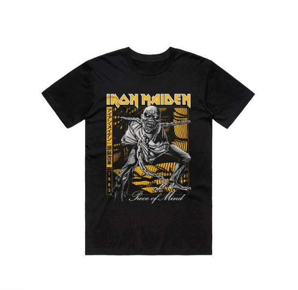 Vintage 1983 Iron Maiden Tee – POM Era Graphic Black T-Shirt Unisex