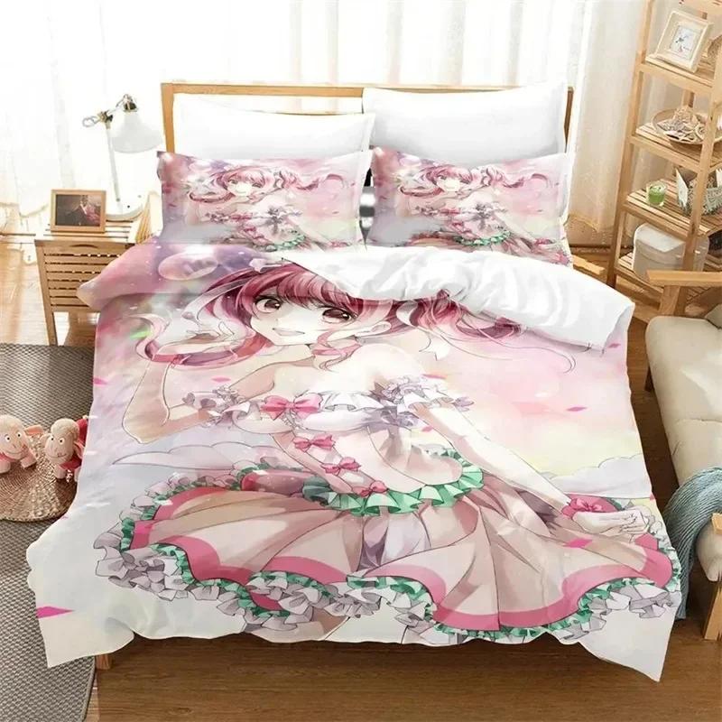 3D Printed BanG Dream Anime Girls Band Party Bedding Sets,Girls bed supplies set duvet cover bed comforter set bedding set