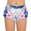 Damen bedruckte schnelltrocknende Boardshorts Badebekleidung Strandurlaub Pool Schwimmen Wassersport