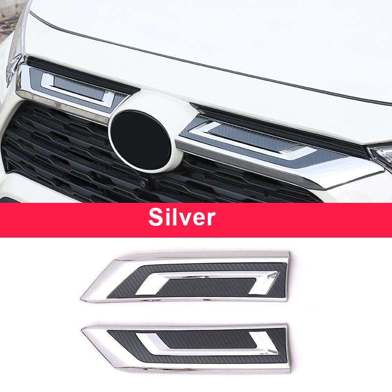 For Toyota RAV4 XA50      2024 Hybrid Car Front Grille Grill  Emblem Decoration Strip Cover Accessories