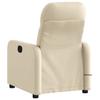 Massage Relax Chair Cream Colored Fabric