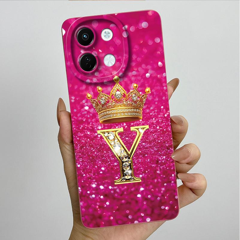 For Tecno Spark 30 5G Case KL8 Phone Cover Crown Letter Soft Silicone Funda for Techno Spark 30 5G Back Shell Spark30 5G Bumper