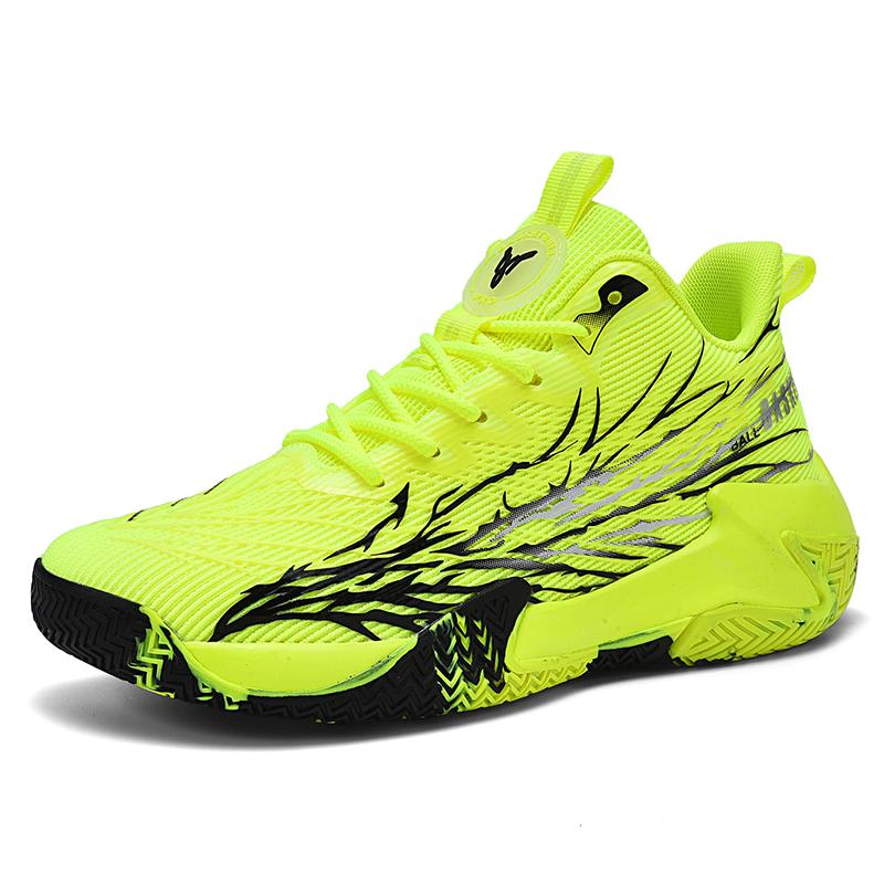 Mens Big Size Basketball Shoes High Top Athletic Sneakers Breathable Cushioning Training Shoes for Outdoor Sports Large Feet