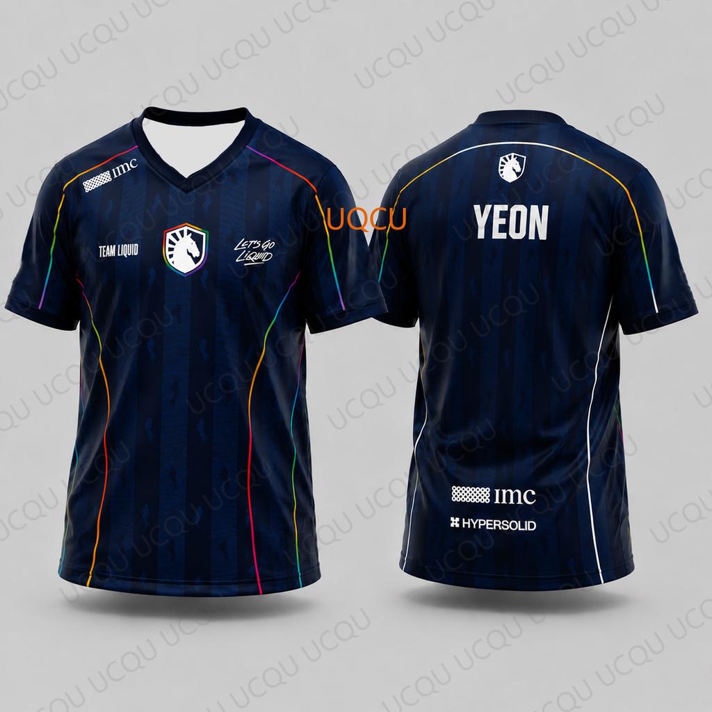 Team Liquid 2026 LOL Jersey League of Legends Training Uniforms MSI Fans Souvenir T-shirts Custom ID  Summer Tops Kid