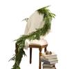 6/9 Ft Norfolk Pine Garland Real Touch Christmas Garland for Holiday Christmas Decorations Indoor Mantle